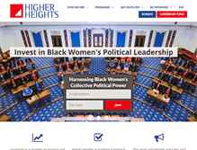 Tablet Screenshot of higherheightsforamerica.org